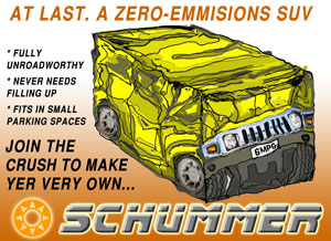 SchHUMMER - the world's first zero emissions SUV
