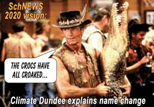 SchNEWS 2020 Vision: Climate Dundee explains name change - "The crocs have all croaked..."