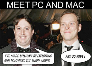 Mr PC and Mr Mac