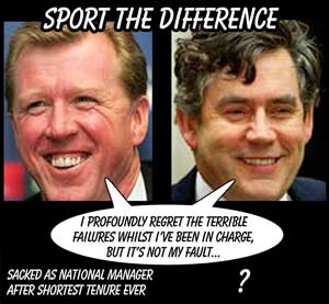 Steve McLaren and Gordon Brown - the similarities