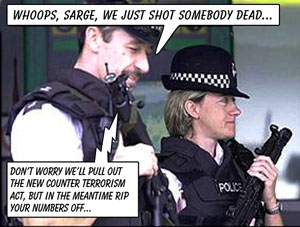 Whoops, Sarge, we just shot somebody dead...