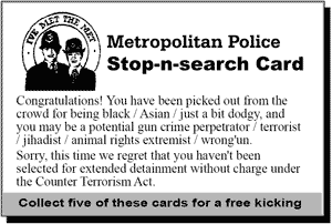 Stop-n-search Card
