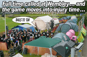 The Wembley protest camp against the privatised 'City Academy' school is down but not out