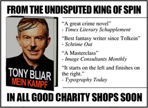 The Blair autobiography comes out - A Journey or is it Mein Kampf?