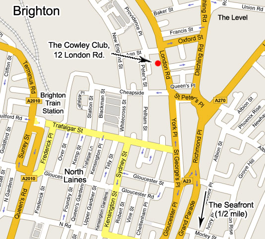 Map of Brighton