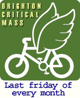 Brighton Critical Mass - reclaiming the streets with bicycles