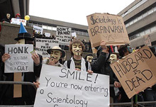 Cult Friction - anti-Scientology protests in London