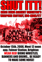 Shut ITT - October 15th, Smash EDO mass demo, Brighton.