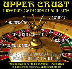 UPPER CRUST - Three Days Of Decadence With Style