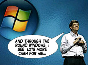 Bill Gates eyes up the profits