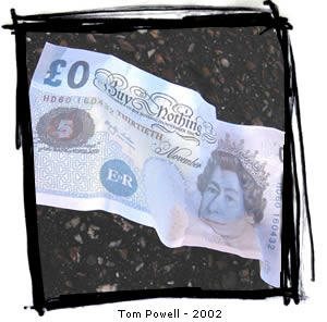 Zero pound Note