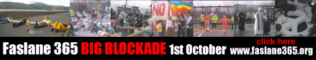 Faslane 365 - Big Blockade - October 1st 2007