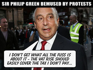 Sir Philip Green tax dodger