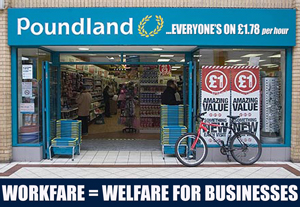 Workfare = Welfare For Business