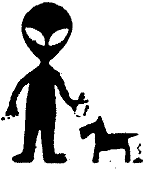 Alien and Dog