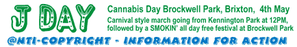 J Day - Cannabis Day, Brockwell Park, Brixton, May 4th