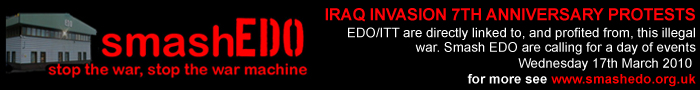 SmashEDO: Iraq Invasion 7th Anniversary Protests